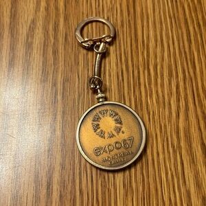 EXPO '67 Montreal Canada US Pavilion Medallion  Keychain